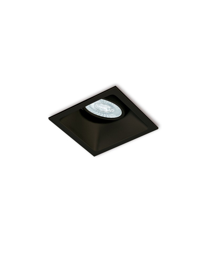COMFORT GU10 * EMPOTRABLE CUADRADO NEGRO